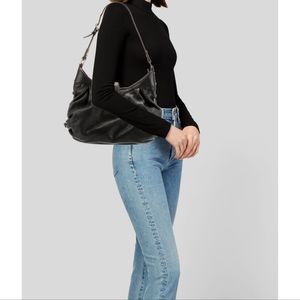 Black leather Louis Vuitton